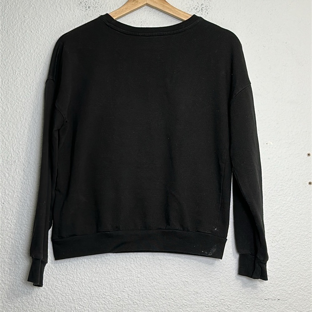 Peanuts Snoopy Spooky Halloween Black Crewneck‎ Sweatshirt Size Small Halloween - Picture 4 of 7